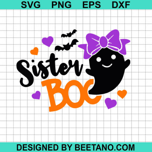 Sister Boo SVG