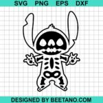 Skeleton Stitch SVG, Halloween Stitch SVG, Disney Halloween SVG