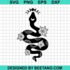 Floral Snake Svg