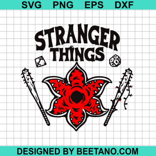 Stranger Things Demogorgon SVG