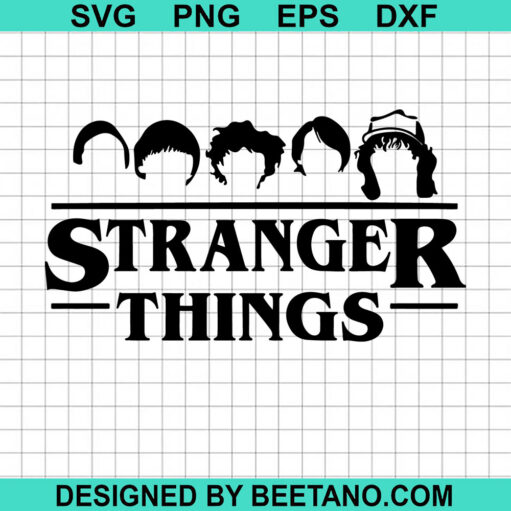 Stranger Things Characters SVG