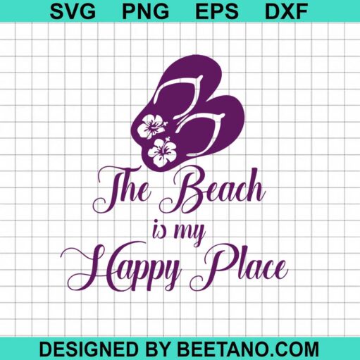 The Beach Is My Happy Place SVG
