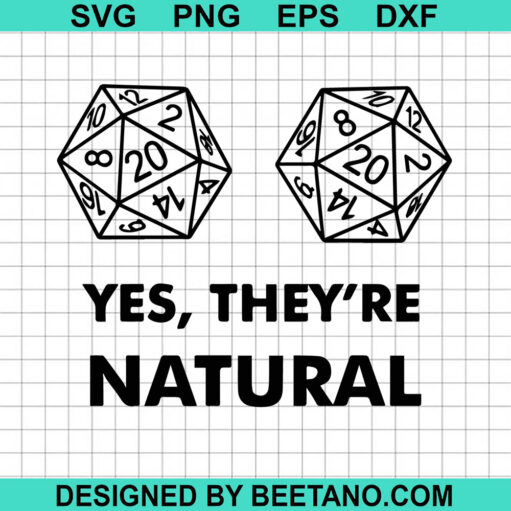 Yes They're Natural SVG