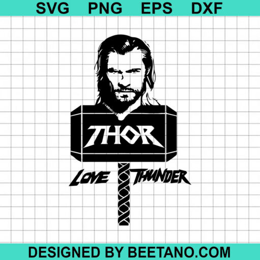 Thor Love And Thunder Svg