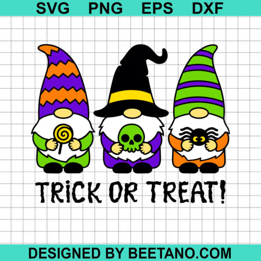 Gnomes Trick Or Treat SVG
