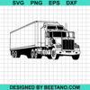 Semi Truck Svg