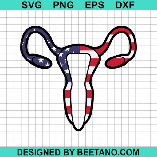Patriotic Uterus SVG