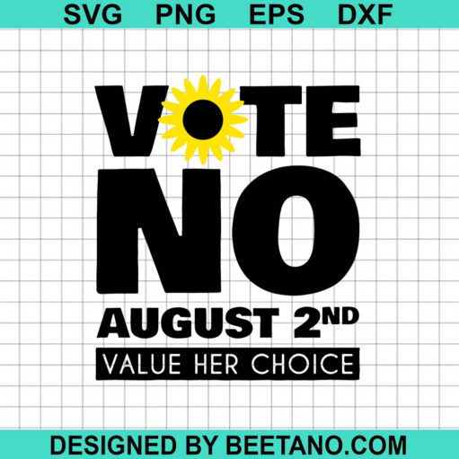 Vote No August 2Nd Svg
