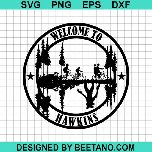 Welcome To Hawkins Svg