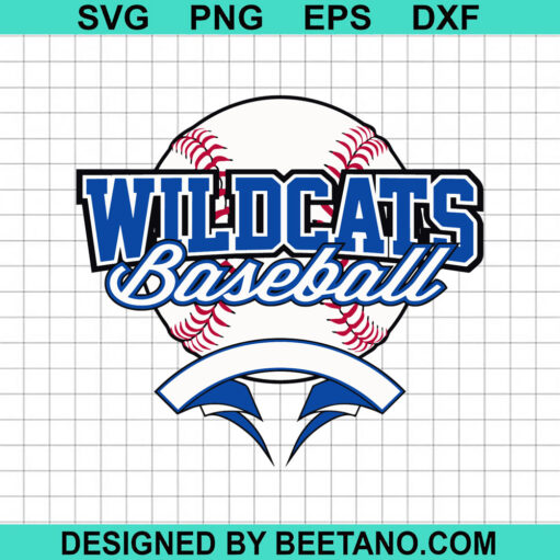 Wildcats Baseball SVG