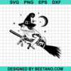 Witch Frog Halloween Svg