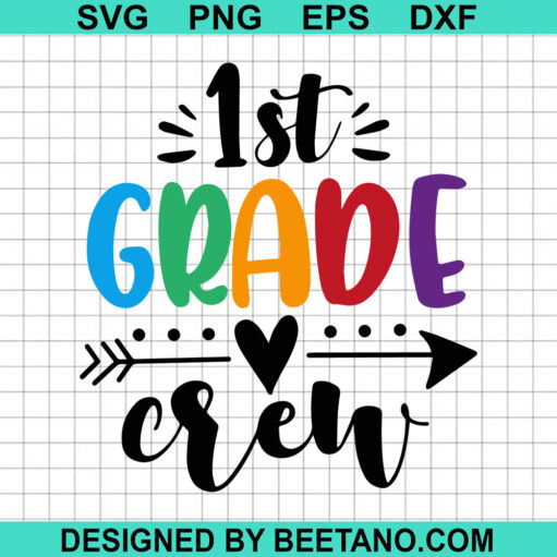 1st Grade Crew SVG