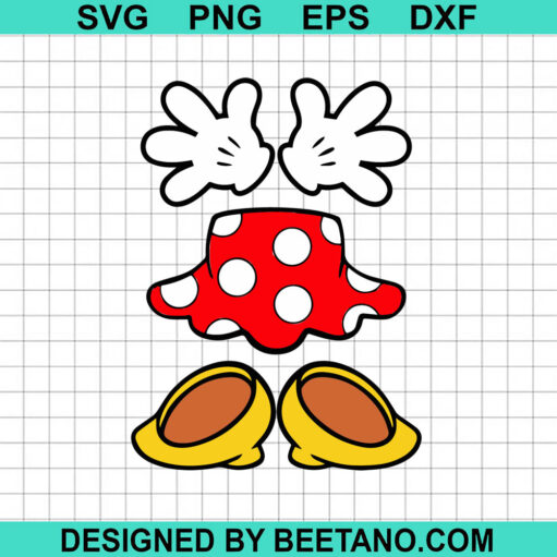 Minnie Mouse Skirts Svg