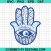 Ornate Hand Hamsa Mandala Svg