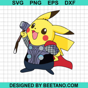 Pikachu Thor Svg
