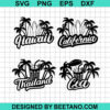 Summer Vacation Palm Tree Svg