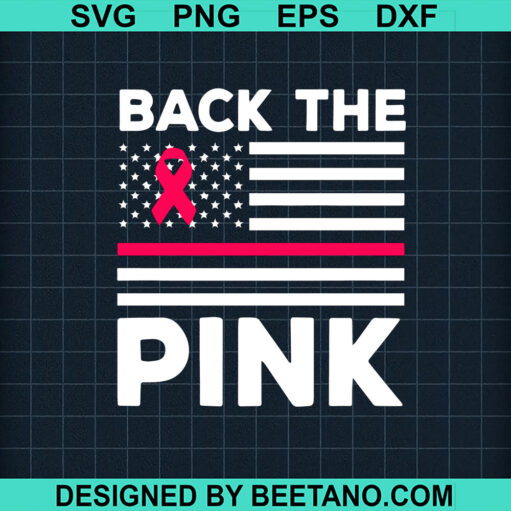 Back the pink Breast Cancer SVG