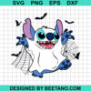 Stitch Boo Halloween Svg