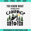 Camping Alcohol Svg