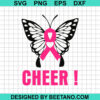 Breast Cancer Butterfly Svg