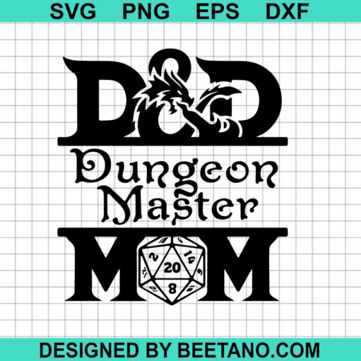 Dad Mom Dungeon Master Svg
