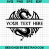 Dungeon And Dragon Custom Name Svg