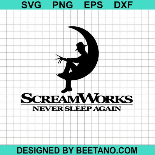 Screamworks Never Sleep Again Svg