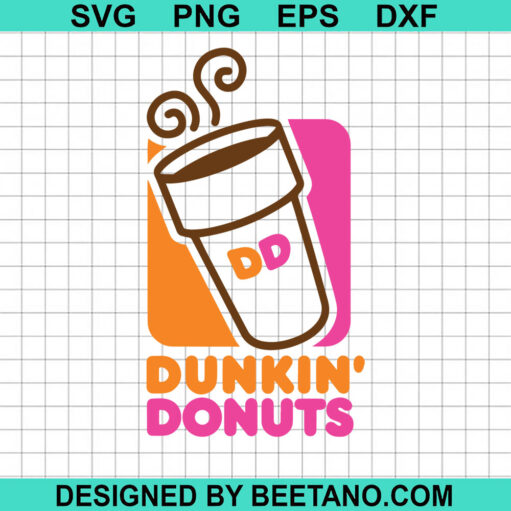 Dunkin Donuts Coffee Svg