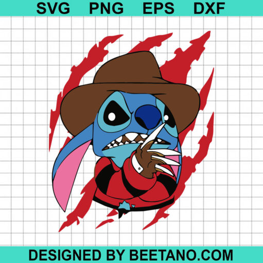 Freddy Krueger Stitch SVG