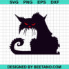 Halloween Black Cat Svg