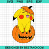 Pumpkin Pikachu Svg