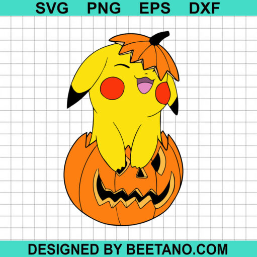 Pumpkin Pikachu SVG