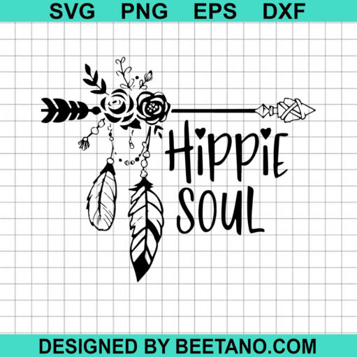 Hippie soul arrow SVG