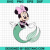 Minnie Mouse Mermaid Svg