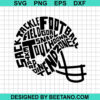 Football Helmet Svg