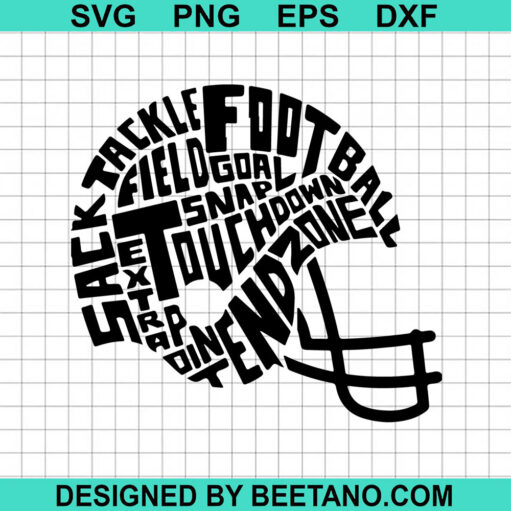 Football Helmet SVG