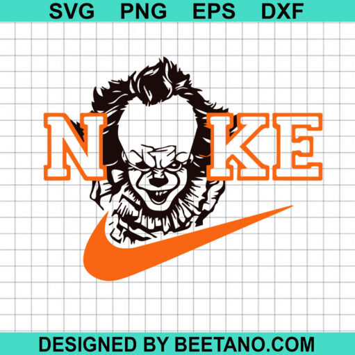 Pennywise Nike Logo Svg