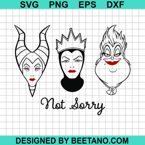 Disney Bad Witches SVG