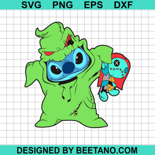 Oogie boogie Stitch SVG