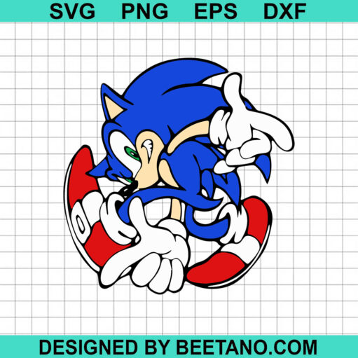 Sonic Running SVG