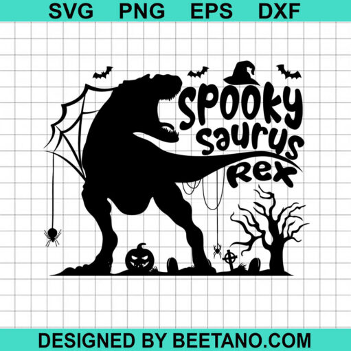 Spooky Saurus Rex SVG