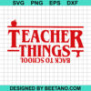 Back To School Teacher Things Svg