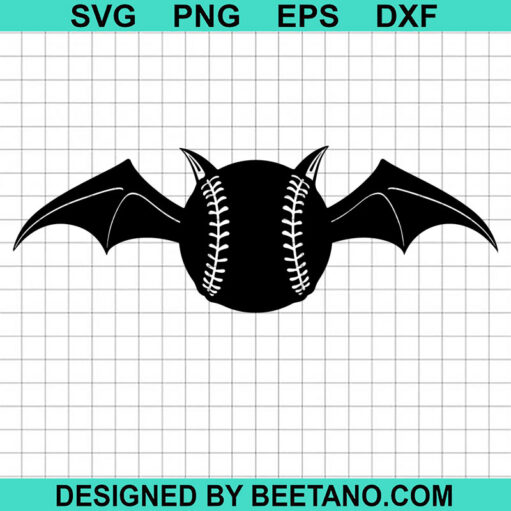 Halloween Softball Bat Svg