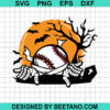 Halloween Softball Svg