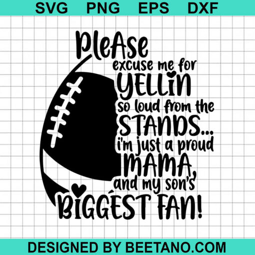 Football Biggest Fan SVG