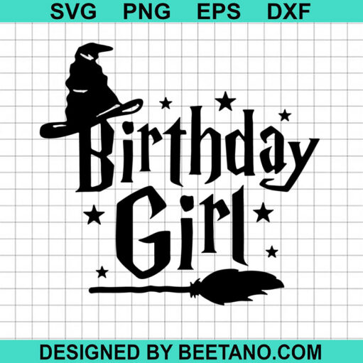 Harry Potter Birthday Girl SVG