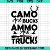Camo And Bucks Ammo And Trucks SVG
