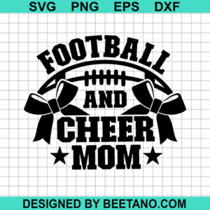 Football And Cheer Mom SVG