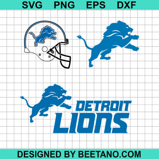 Detroit Lions Logo SVG