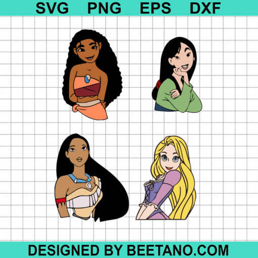 Disney Princess Mulan SVG